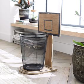 Basketball Hoop Trash Can