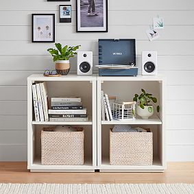 Keaton Cubby Bookcase, Set of 2 (44")