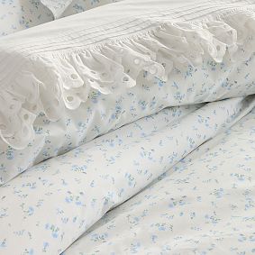 LoveShackFancy Prairie Wildflower Organic Duvet Cover
