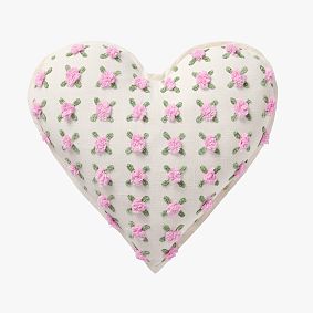 LoveShackFancy Rose Heart Pillow