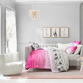 Monique Lhuillier Crystal Flowers Chandelier (16")