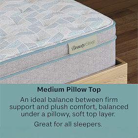 BeautySleep by Beautyrest® Slumber Escape Medium Pillow Top Mattress (14.25"h)