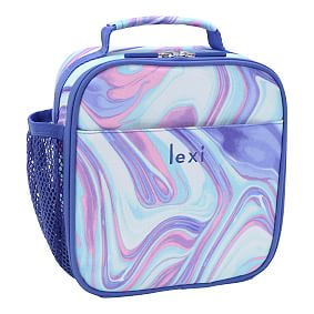 Gear-Up Pink/Purple Marble  Lunch Boxes