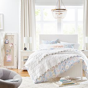 Glass Beaded Chandelier (18")