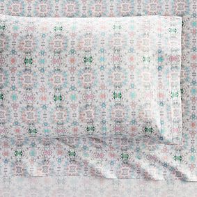 Kendra Scott Gem Mosaic Sateen Organic Sheet Set