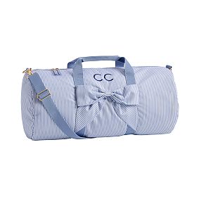 Le Petit Bow Blue Duffle Bag