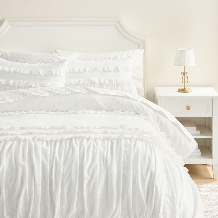 Pottery Barn Teen Tropical Bloom Organic Duvet Cover Twin
