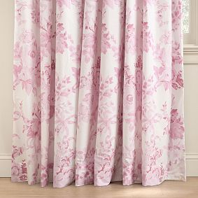 LoveShackFancy Smocked Damask Blackout Curtain