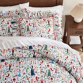 Rifle Paper Co. Nutcracker Organic Duvet Cover