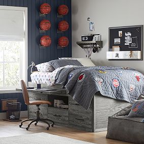 Basketball Hoop Trash Can