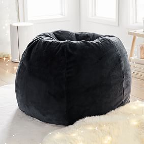 Large Faux-Fur Periscope Bean Bag Chair
