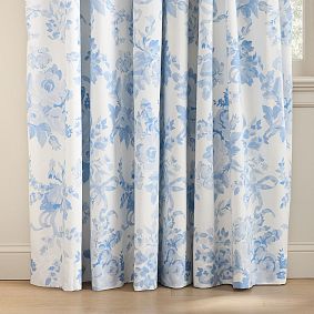 LoveShackFancy Smocked Damask Blackout Curtain