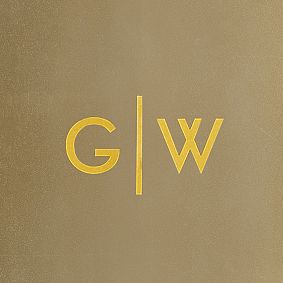 Luxe Hard-Sided Gold Glitter Checked Spinner Suitcase