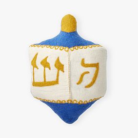 Rifle Paper Co. Hanukkah Dreidel Pillow