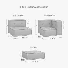 Cushy Modular Sectional (32") - In-Stock