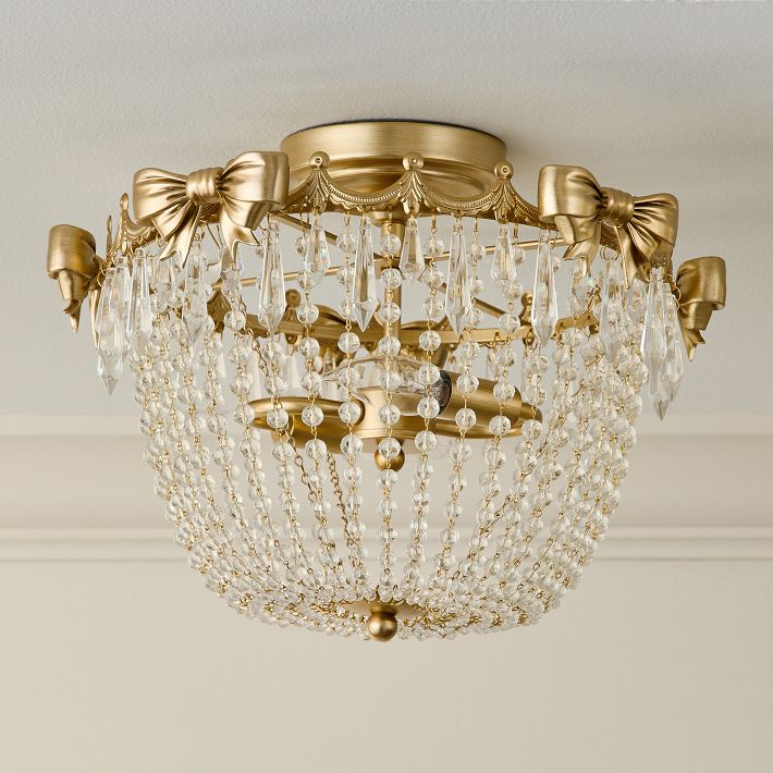 LoveShackFancy Crystal Chandelier | Pottery Barn Teen