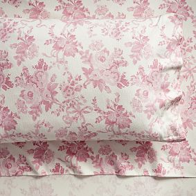 LoveShackFancy Garden Damask Flannel Sheet Set