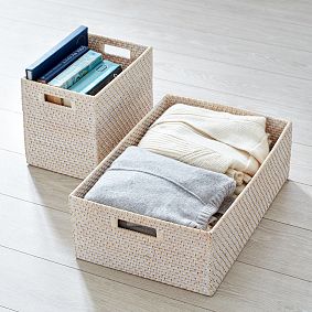 Whitewash Storage Bins
