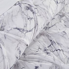 Marble Microfiber Pintuck Comforter