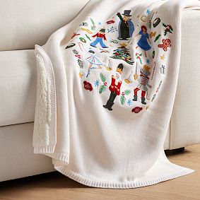 Rifle Paper Co. Nutcracker Throw