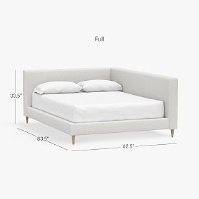 west elm x pbt Timo Corner Upholstered Bed