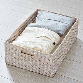 Whitewash Storage Bins