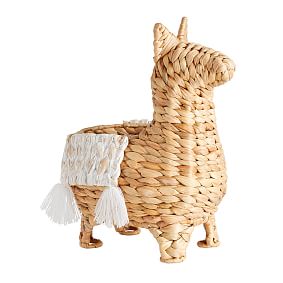 Woven Novelty Llama Catchall