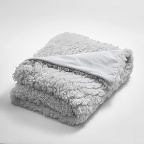 Cloud Faux Fur Throw