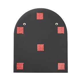 No Nails Arched Framed Mirror (20"x24")