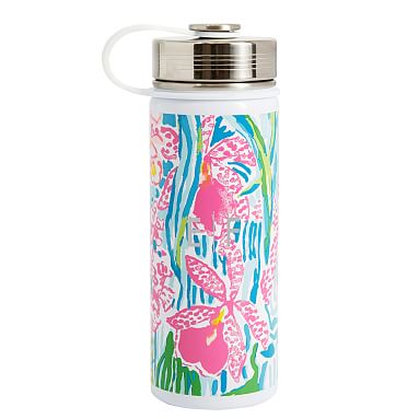 Lilly Pulitzer Via Flora Slim Water Bottle