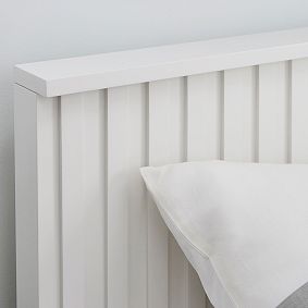 Batten Platform Bed - Simply White