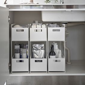 Two-Tier Cabinet Storage Basket