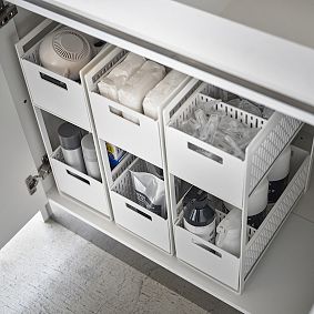 Two-Tier Cabinet Storage Basket