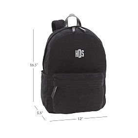 Black Everyday Denim Backpack