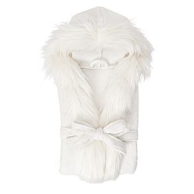 Himalayan Faux-Fur Trim Robe