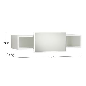 Lane Cubby Mirror Shelf