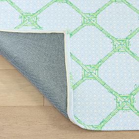 Lilly Pulitzer Bamboo Butterfly Washable Rug