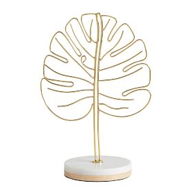 Marble Desk Accessories, Photo Display Leaf