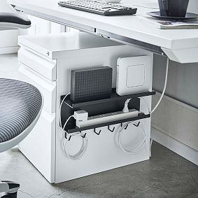 Wall-Mount Cable &amp; Router Storage Rack