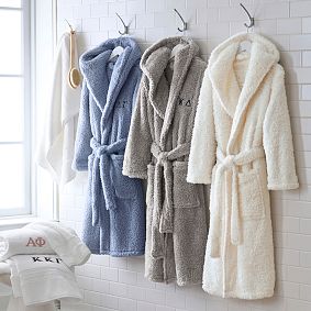 Greek Cozy Sherpa Robe