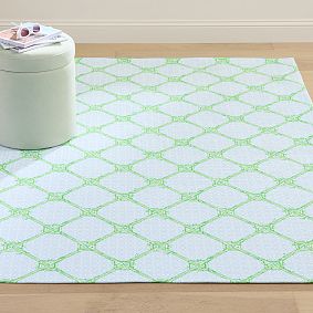 Lilly Pulitzer Bamboo Butterfly Washable Rug