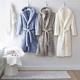 Greek Cozy Sherpa Robe
