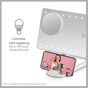 Conair Adjustable LED Vanity Mirror (6.5"x13.5")