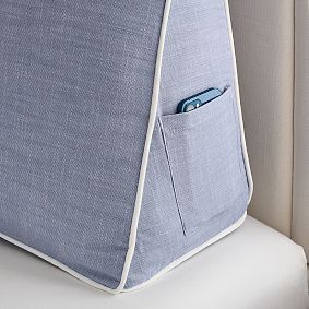 Chambray Wedge Pillow
