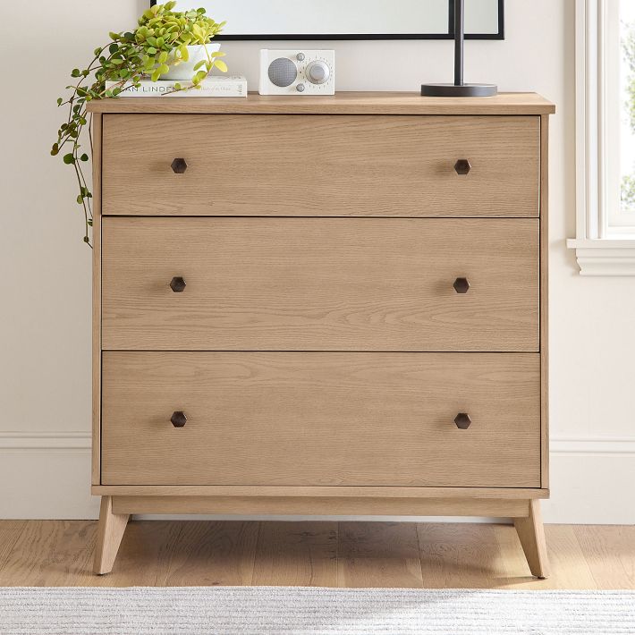 small three drawer dresser MCM Walnut 3 term use Ridgeley 3 Drawer Small Dresser
