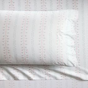 Paige Floral Stripe Sheet Set