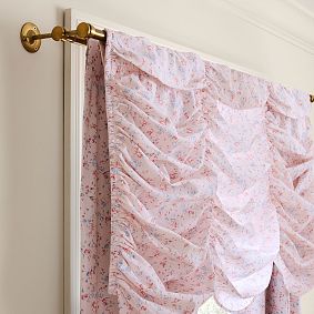 LoveShackFancy Windsor Rose Light Filtering Curtain Valance Set