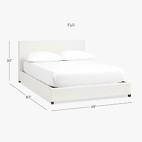 PB Teen Jamie Upholstered Bed