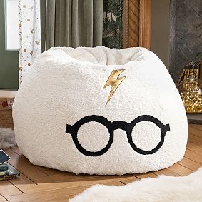 Large Harry Potter™ Lightning Bolt/Glasses Bean Bag Chair