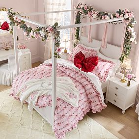 LoveShackFancy Eyelet Ruffle Sheet Set